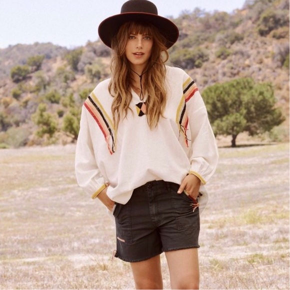THE GREAT. Pants - 💥🆕 The Great ★ Embroidered Desert ★ Army Short ★